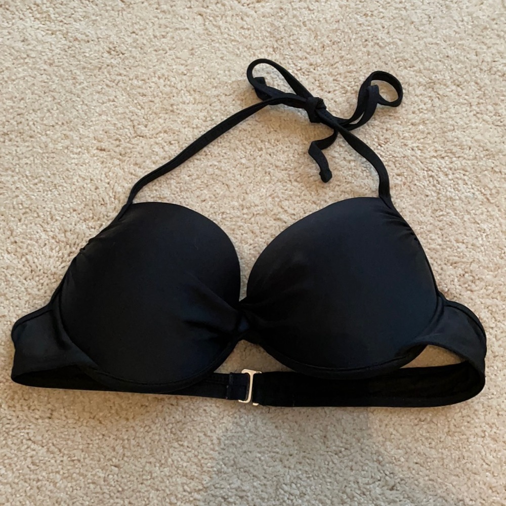 Black Push-up Bikini Top